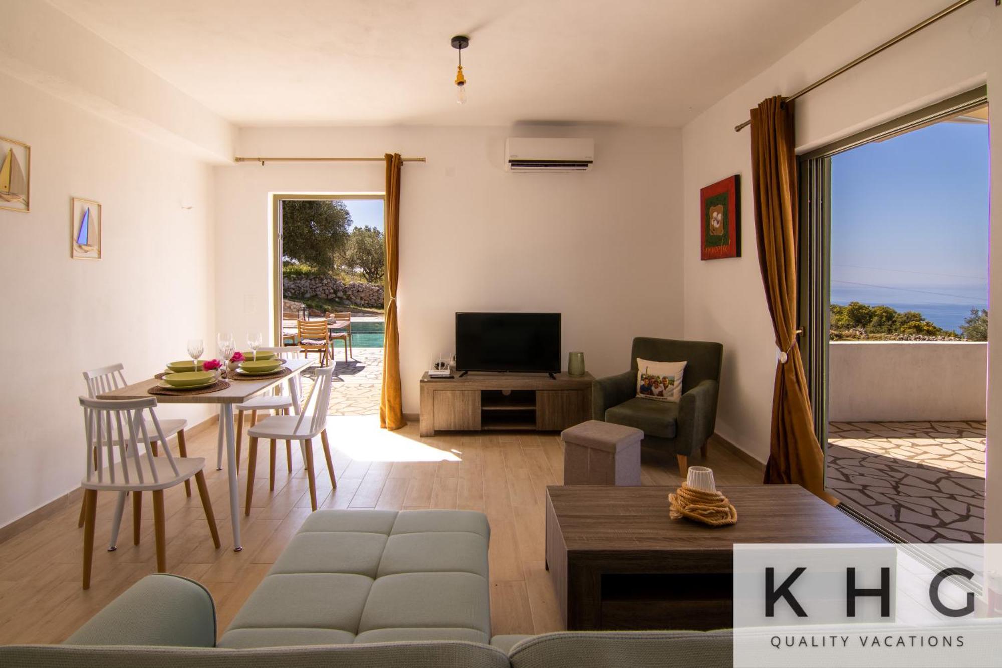 Skoumas Villa Surrounded By Olive Trees! Vlachata Ngoại thất bức ảnh