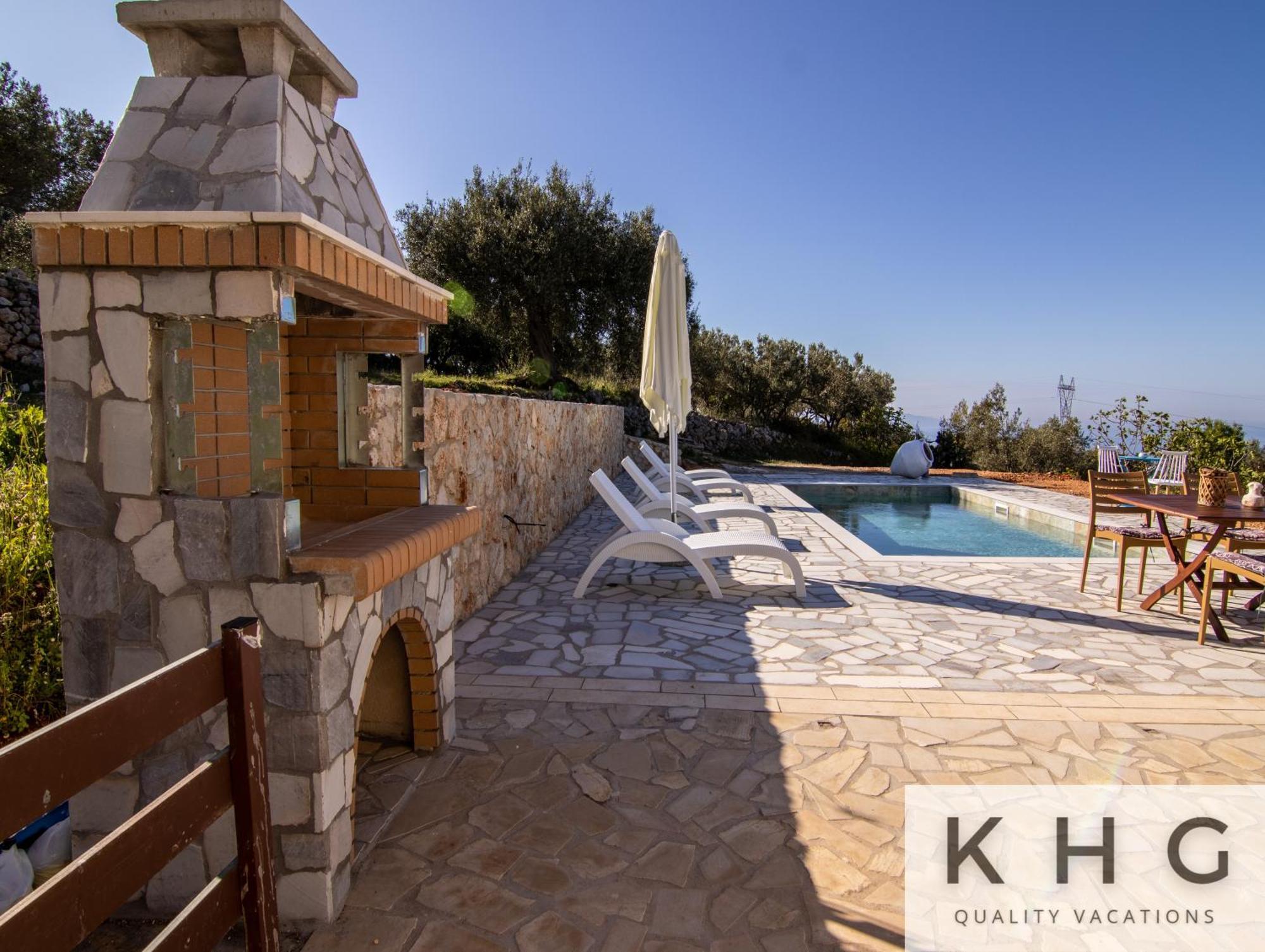 Skoumas Villa Surrounded By Olive Trees! Vlachata Ngoại thất bức ảnh