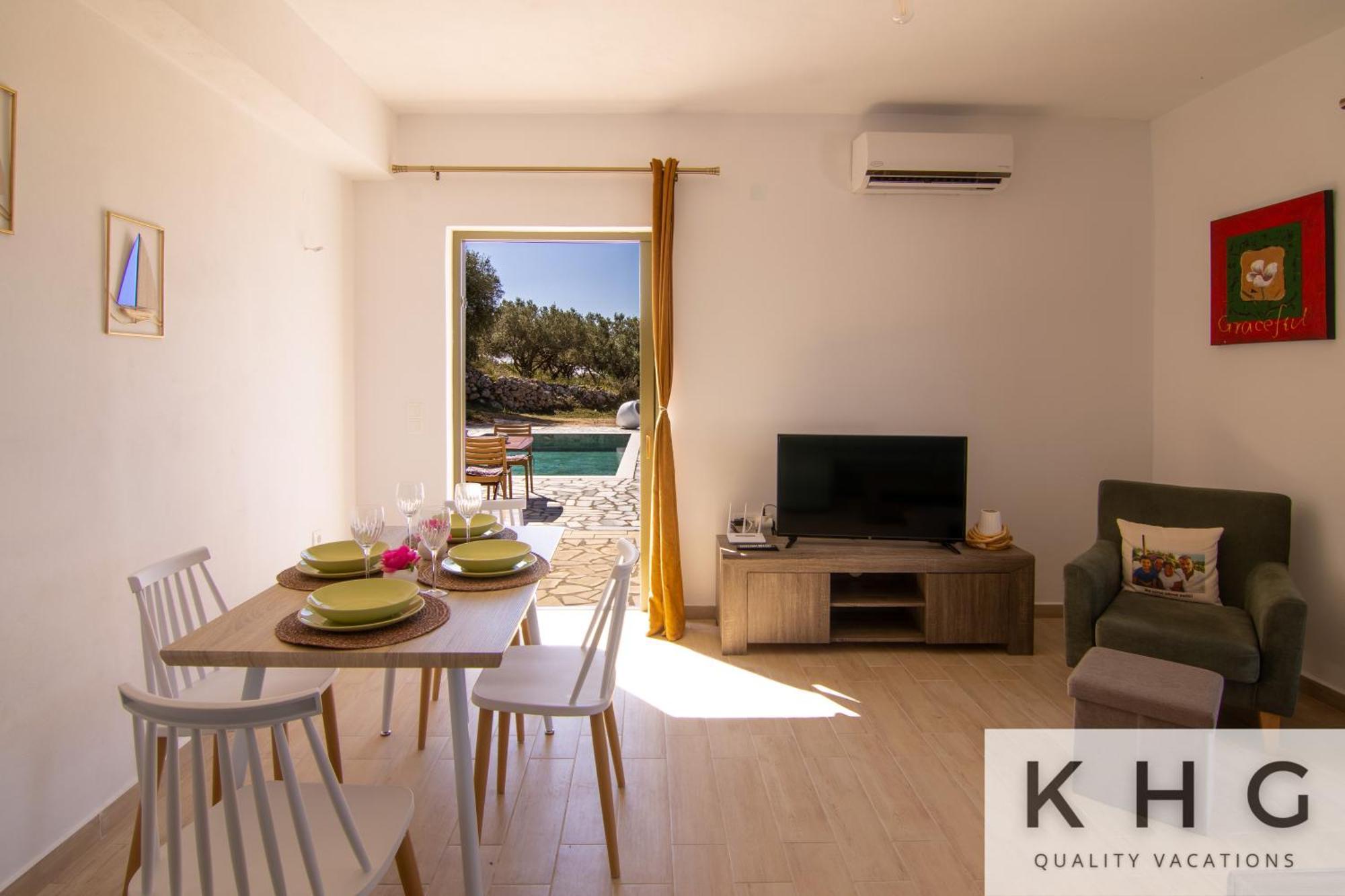 Skoumas Villa Surrounded By Olive Trees! Vlachata Ngoại thất bức ảnh